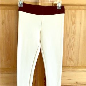 Mason Skinny Pant White/ Off-white Ribbed Leggings